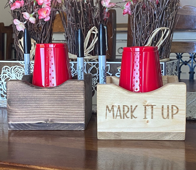 Solo Cup and Double Pen Holders