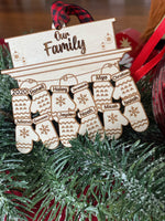 Personalized Mittens Ornament