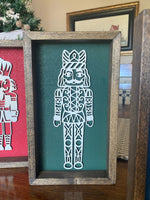Nutcracker Christmas Sign