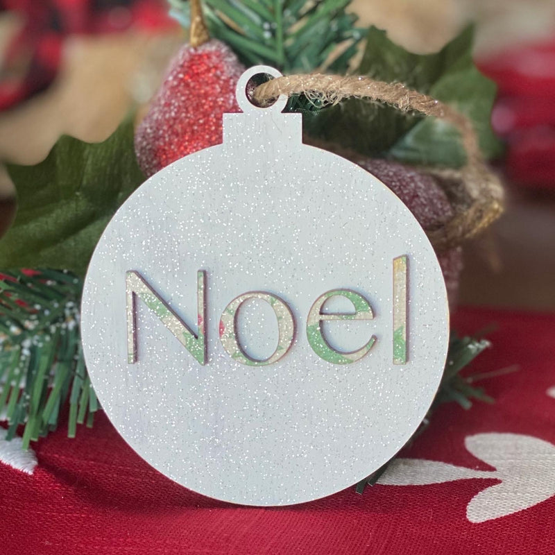 Noel Christmas Ornament