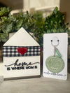 Home is Where Mom is Wood House/Key Chain or Magnet Mother's Day Bundle