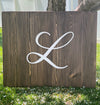 Custom 32x26 Wedding Guest Book/Family Name Sign