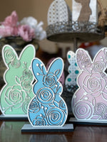 Set of 3 Bunny Easter Decor