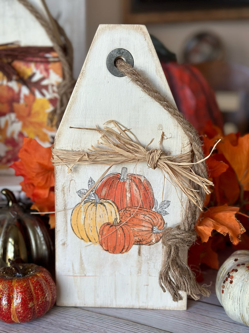 Oversized Fall Inspired Tag