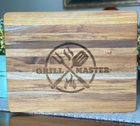Personalized Teak Wood Cutting Boards