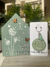 Love You More Wood House/Key Chain or Magnet Mother's Day Bundle