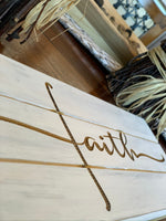 Faith Wood Sign