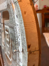 Custom 11 inch round Barn Wood and Acrylic
