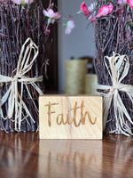3.5 x 4 Inspirational Wood Blocks