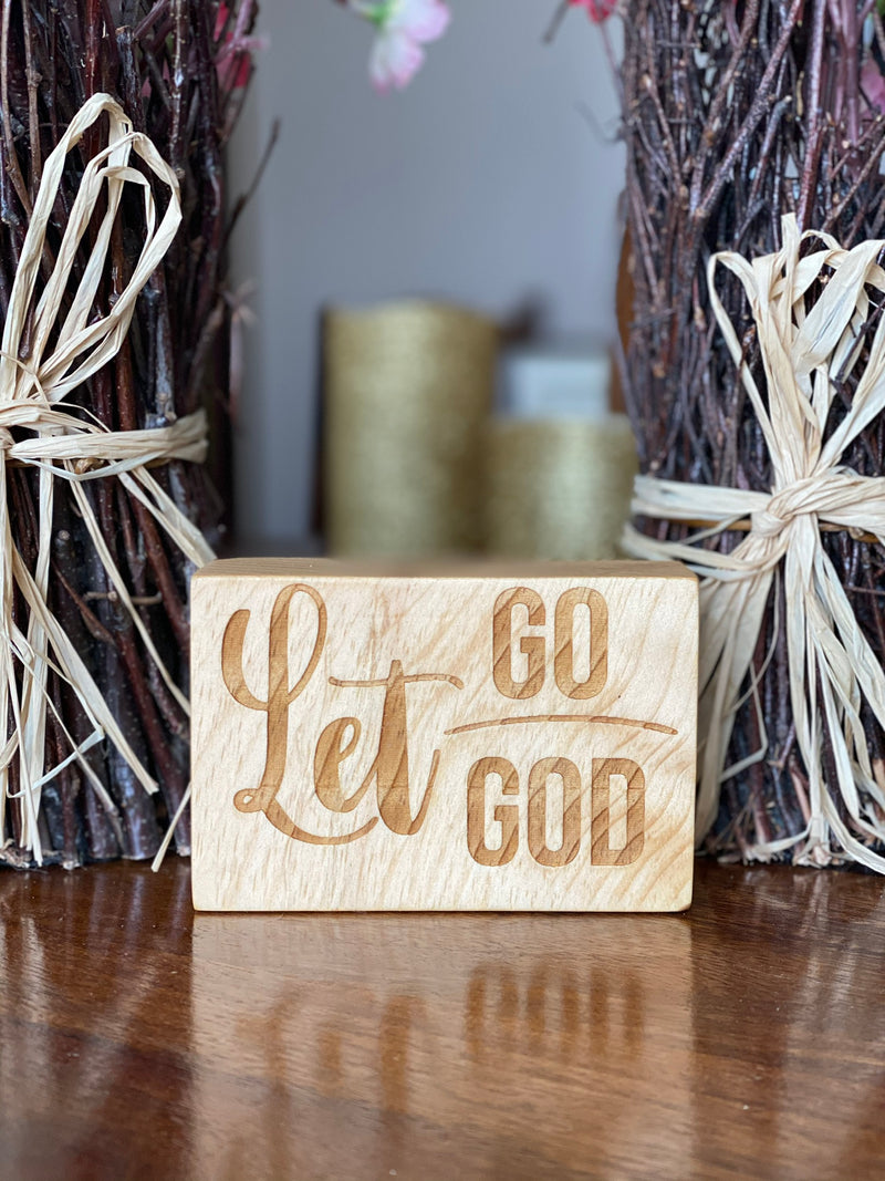 3.5 x 4 Inspirational Wood Blocks