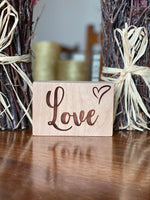 3.5 x 4 Inspirational Wood Blocks