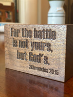Walnut Hardwood Outdoor Scene Wood Block