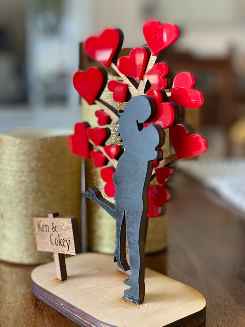 Custom Couple Love Tree for Wedding or Anniversary