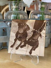 Engraved Pictures on Wood