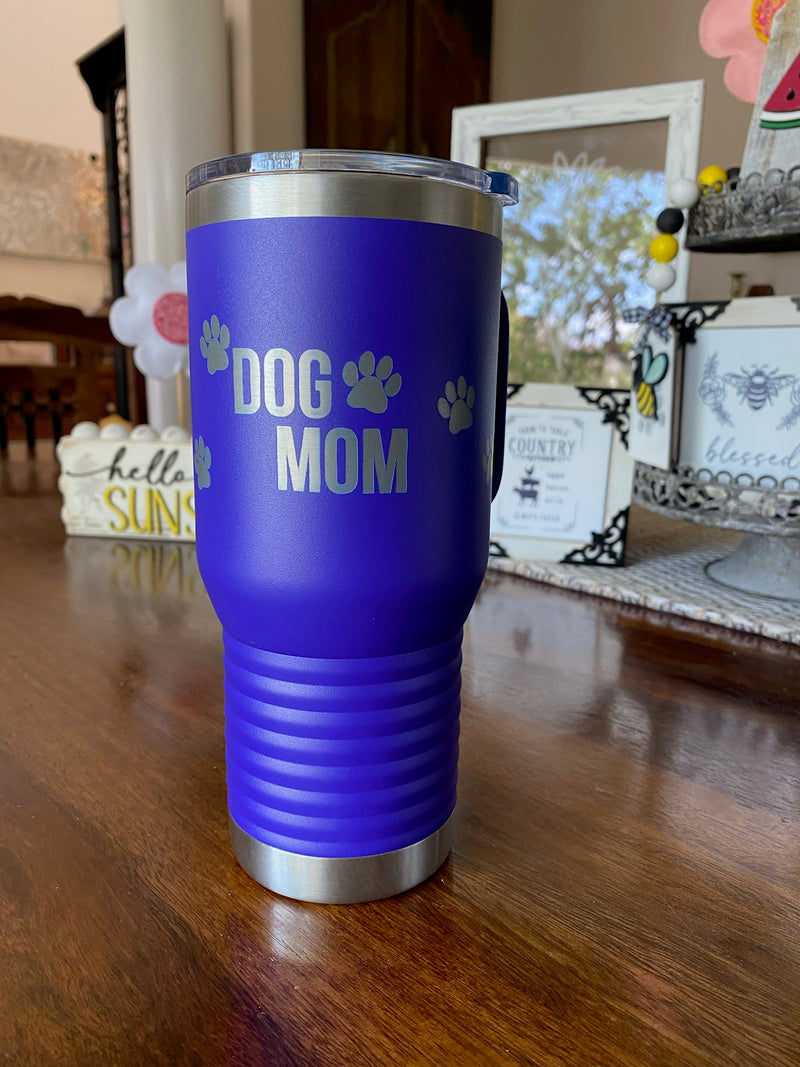 20oz. Polar Camel Personalized Travel Tumbler Drinkware with Handle