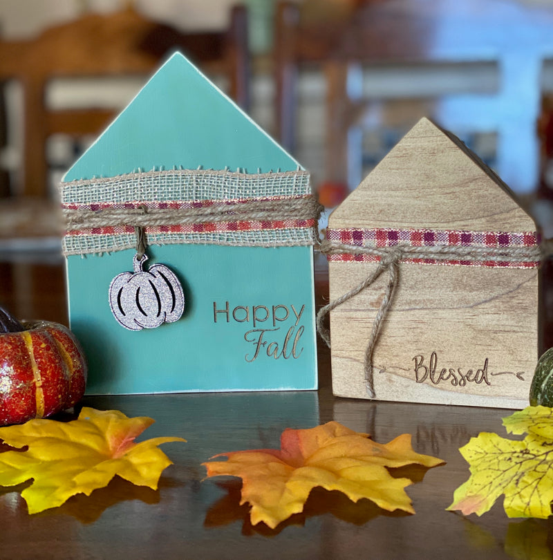 Happy Fall Wood House