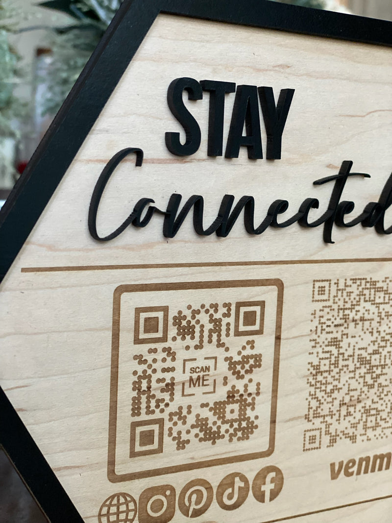QR Code Custom Business Sign