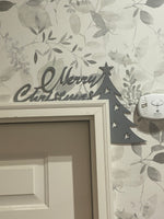 Christmas Door Corner Decor