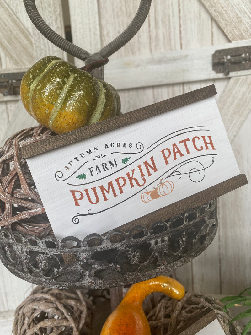 Fall Tiered Tray Signs