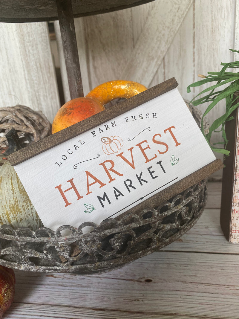 Fall Tiered Tray Signs