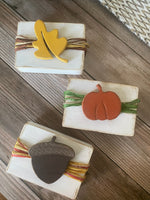 Fall Wood Tiered Tray Blocks
