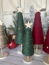 Pair of Wool Trees with Stars