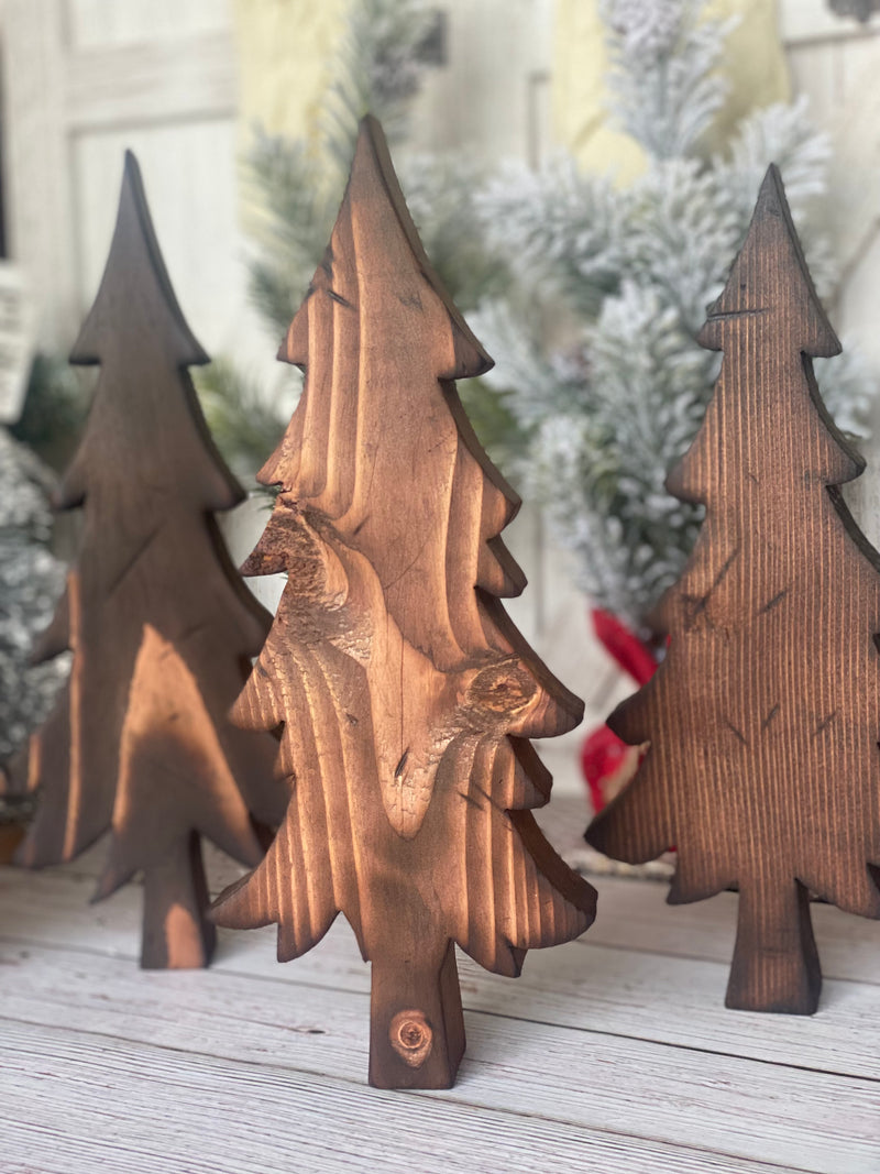 Tall Wood Chunky Tree