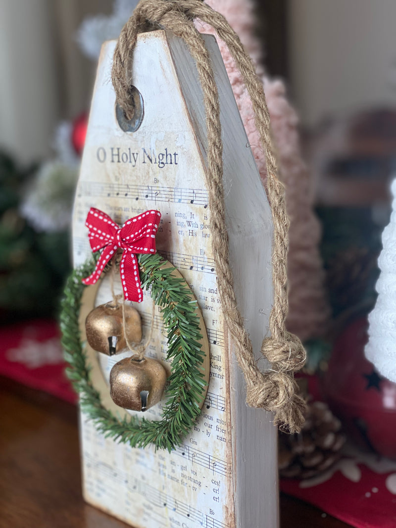 Oversized O Holy Night Christmas Tag