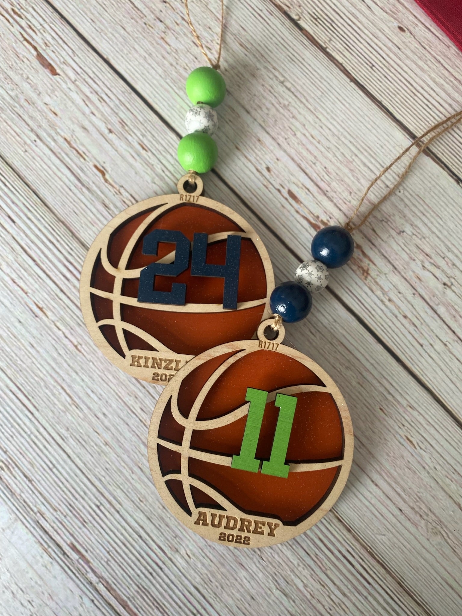 Personalized Basketball Ornaments
