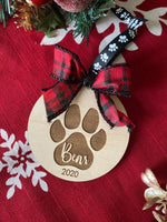 Pet Ornament with Bow