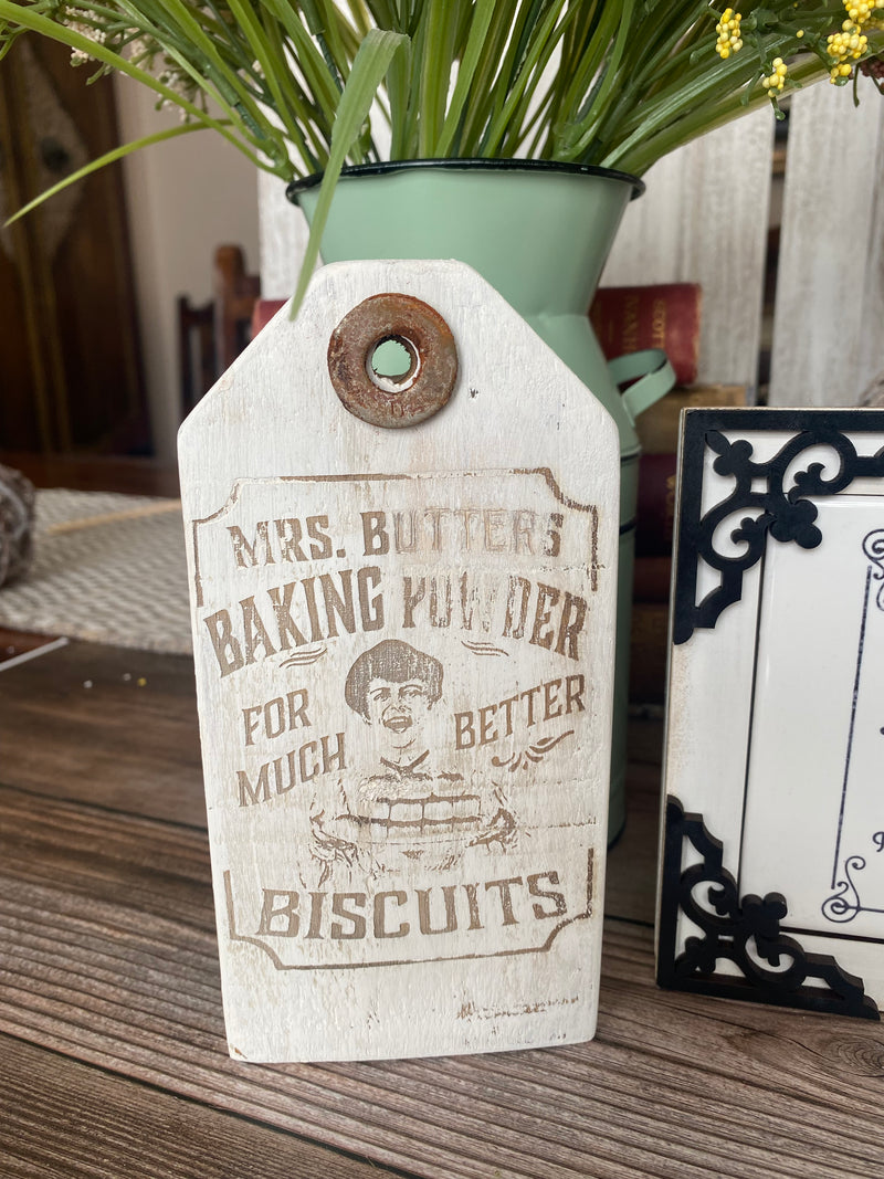 Pallet Wood Vintage Baking Tag
