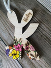 Floral Letter Personalized Easter/Bunny Tags