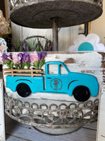 Farm Fresh Flower/Honey Farm Vintage Truck Wood Blocks