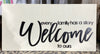 12 x 24 Welcome to Our Story Wood Sign