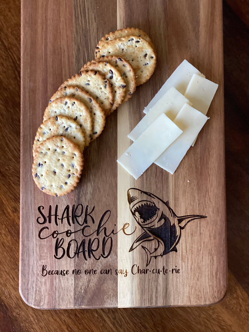 Shark Coochie Charcuterie Board