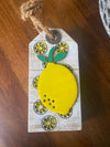 Pallet Wood Rustic Lemon Tag