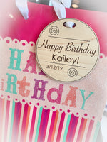 Custom large tags for gifts, medals, labels