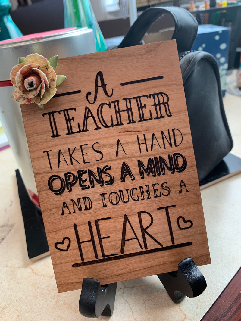Teacher Appreciation Gift - Opens a Heart