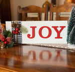 Black/White Buffalo Check Joy Sign