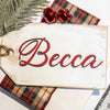 Personalized Christmas Stocking Tags