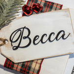 Personalized Christmas Stocking Tags