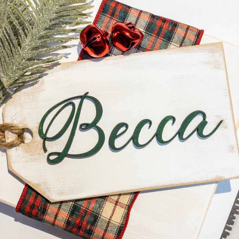 Personalized Christmas Stocking Tags