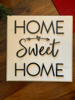 Home Sweet Home Wood Sign