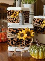 Rustic Wood Pumpkin Set