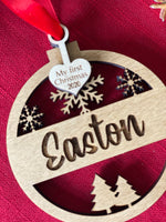 My First Christmas Personalized Ornament