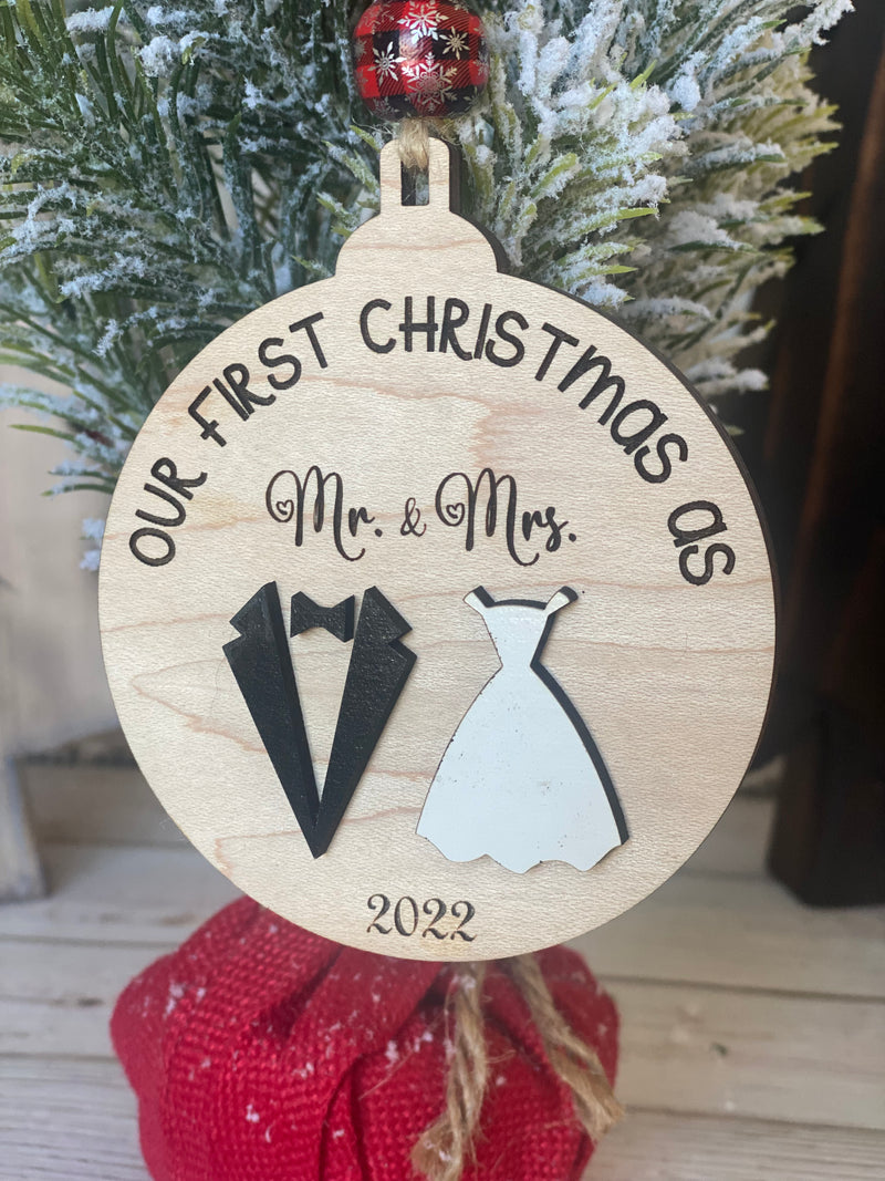 First Christmas as Mr and Mrs